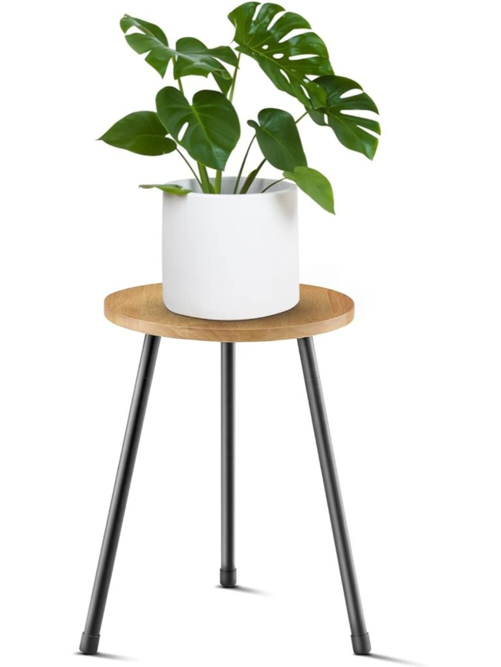 Indoor Plant Stand, Mid Century Wood Plant Stand Plant Table for Flower Pots, Ta